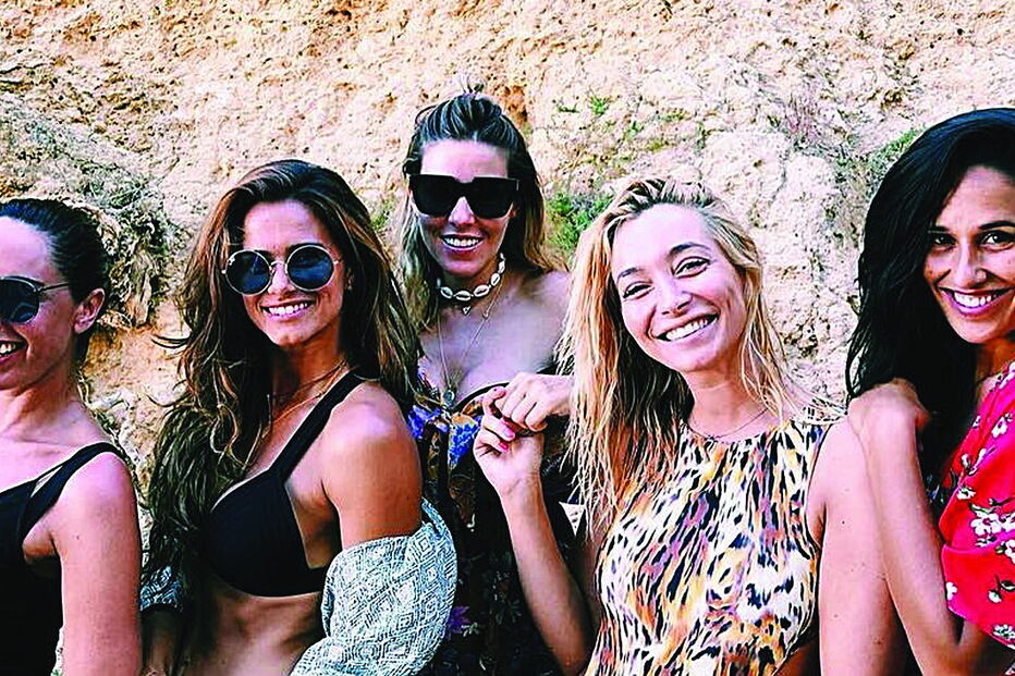 Cláudia Vieira, Rita Pereira e amigas