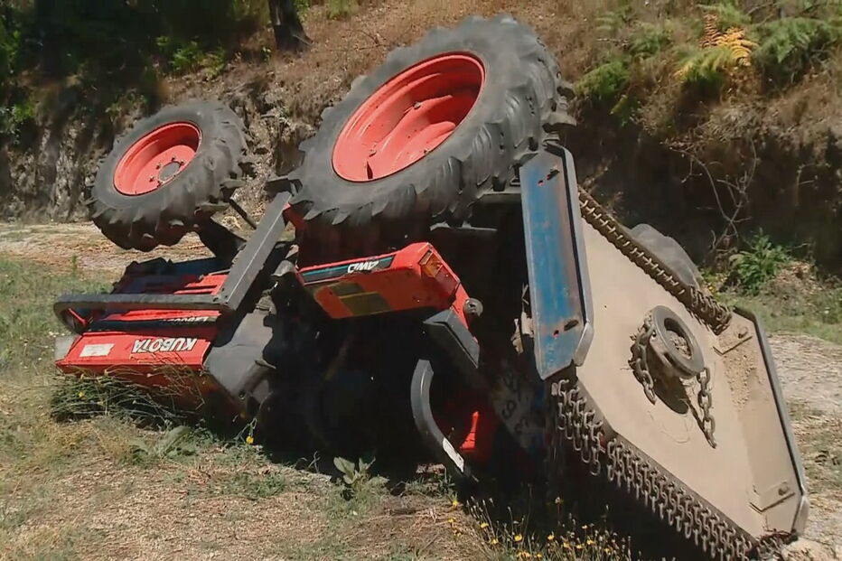 Ferido grave em acidente com trator no concelho de Oliveira do Hospital