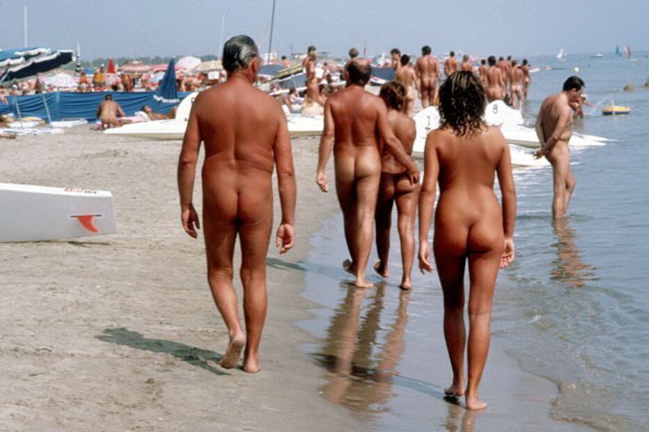 Praia de Cap d'Agde, em França