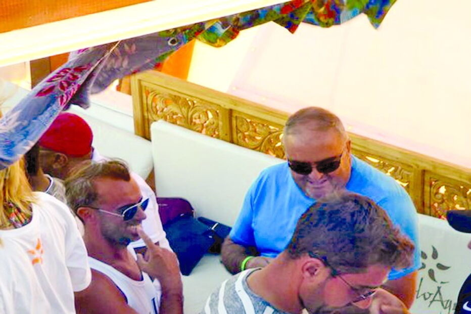 Ex-cunhado de CR7 e namorado de Dolores divertem-se