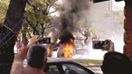Incêndio destrói carro e danifica outros cinco em Quarteira