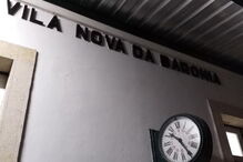 Comboio parado em Beja