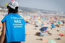 Protesto contra exploração de petróleo juntou centenas de pessoas na Margem Sul