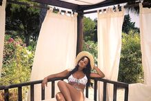 Famosas aproveitam o sol