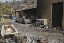 As imagens do inferno das chamas de Monchique que já chegaram à vila
