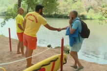 Marcelo Rebelo de Sousa visitou várias praias fluviais do Centro do País