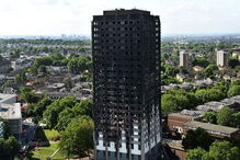 Incêndio na torre Grenfell ocorreu a 14 de junho de 2017, num prédio de 24 andares no North Kensington, em Londres, Inglaterra