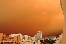 Praia de Montechoro, em Albufeira