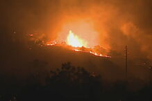 Incêndio chega a Cumeada