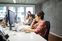 Trabalho em ambiente de escritório