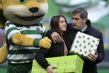 Bruno de Carvalho e a filha