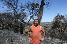 Presidente da República em visita a Monchique, dia 11 de agosto