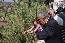 Presidente da República em visita a Monchique, dia 11 de agosto