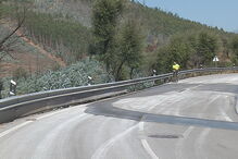 Acidente ocorreu numa curva da EN222