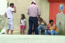 Lágrimas entre os amigos das crianças