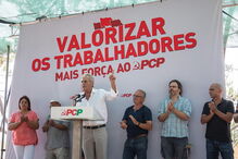 Jerónimo de Sousa esteve ontem no concelho de Silves onde alertou para a necessidade de apoiar a população