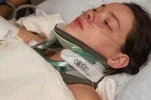 Jordan Holgersin foi empurrada de uma ponte em Moulton Falls, no rio Lewis