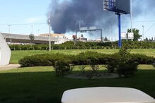 Incêndio deflagra em fábrica de produtos inflamáveis na Maia