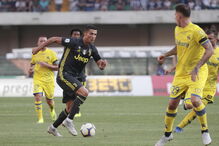 As imagens da estreia de Cristiano Ronaldo na Liga Italiana