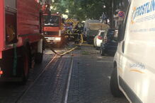 Incêndio em prédio de habitação em Campo de Ourique