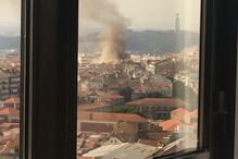 Incêndio em prédio de habitação em Campo de Ourique