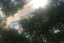 Incêndio em prédio de habitação em Campo de Ourique