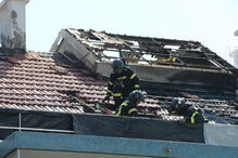 Explosão e incêndio em prédio de habitação em Campo de Ourique