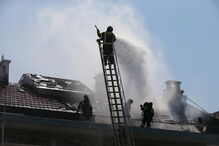 Explosão e incêndio em prédio de habitação em Campo de Ourique