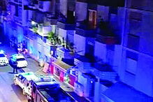 Além da PSP, os bombeiros de Portimão e elementos do INEM também acorreram ao local  