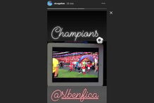 Eram três da manhã na China e Gaitán estava acordado a ver o Benfica