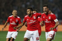 Benfica contra o PAOK no estádio Toumba