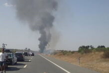 Carro incendeia-se na A2 devido a sobreaquecimento do motor em Castro Verde