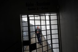 Domingos Abrantes, um dos presos políticos da era de Salazar na Prisão de Peniche