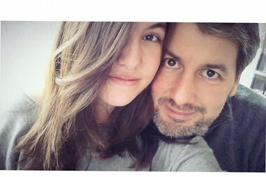 Bruno de Carvalho e a filha