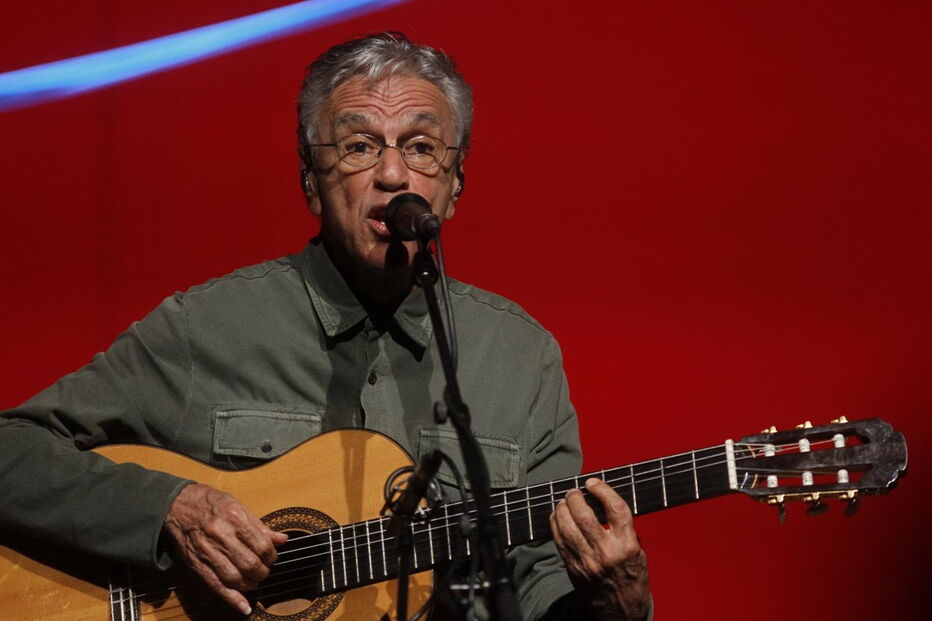 Caetano Veloso toca com os filhos no Coliseu de Lisboa
