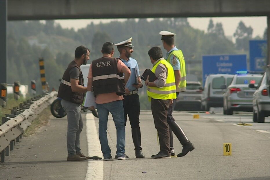 Acidente na A20 em Vila Nova de Gaia