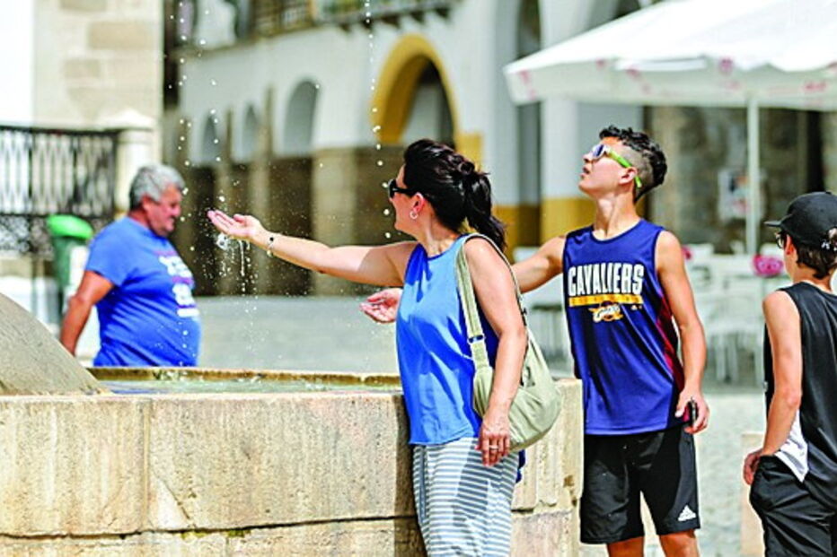 Calor em Évora