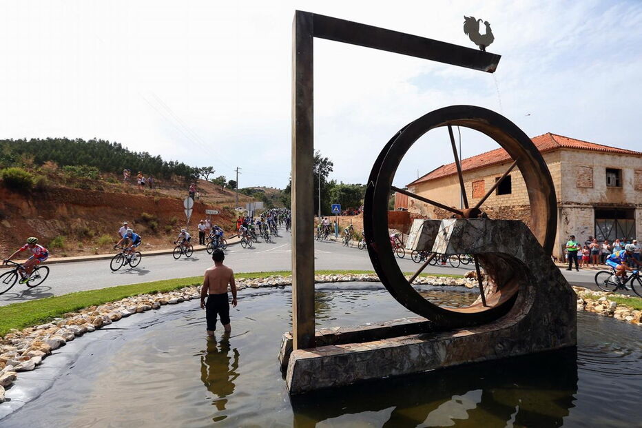 Elevadas temperaturas dificultaram o percurso dos atletas