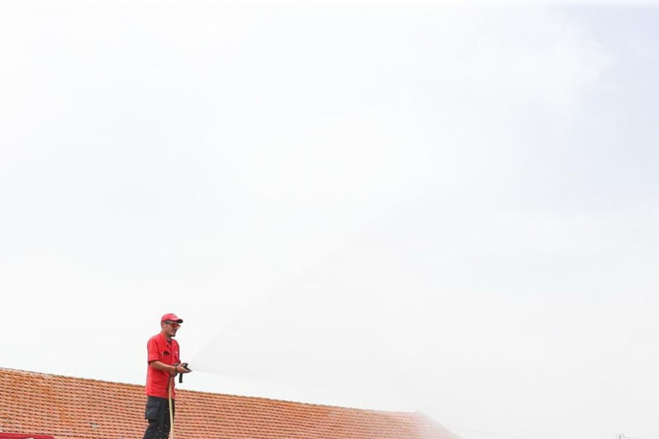 Elevadas temperaturas dificultaram o percurso dos atletas