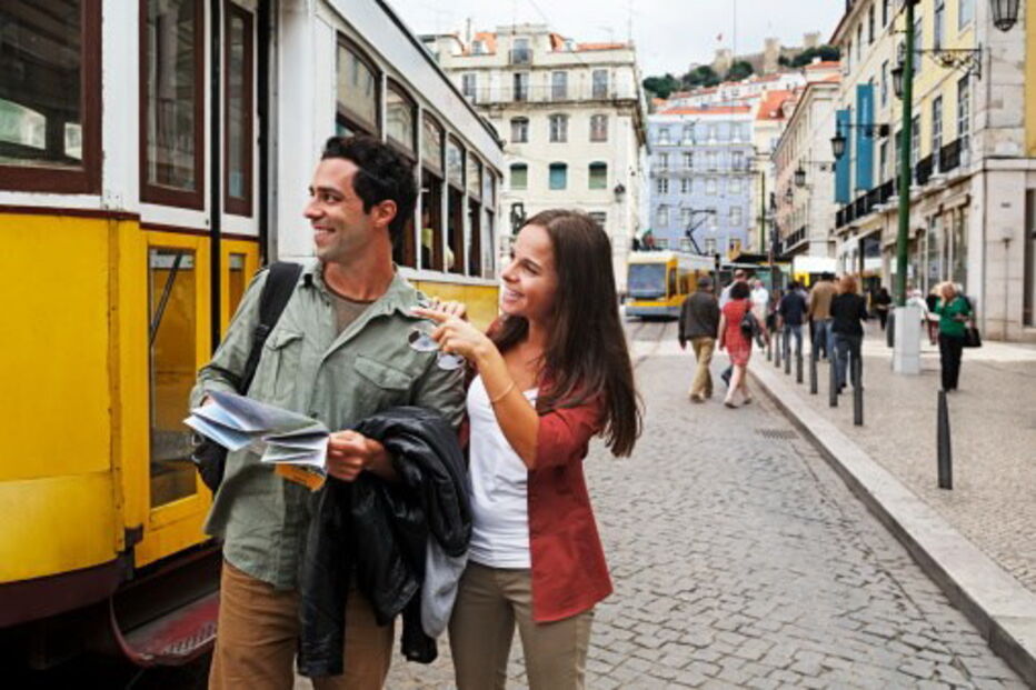 Turistas em Lisboa