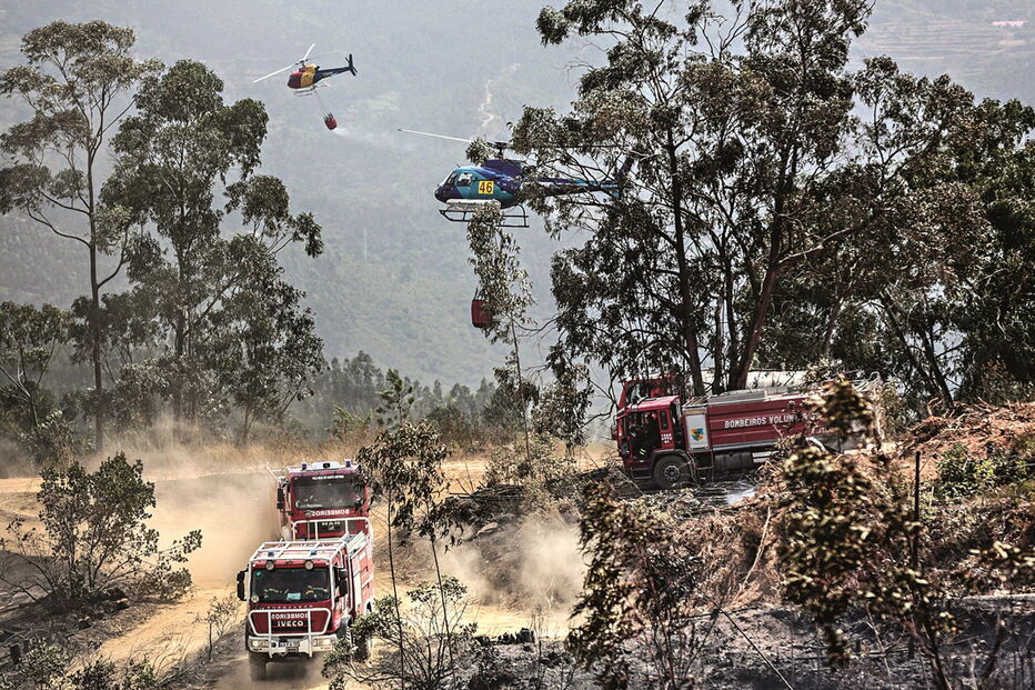 Incêndio na serra de Monchique