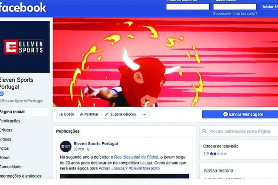 Supertaça francesa bloqueada no Facebook