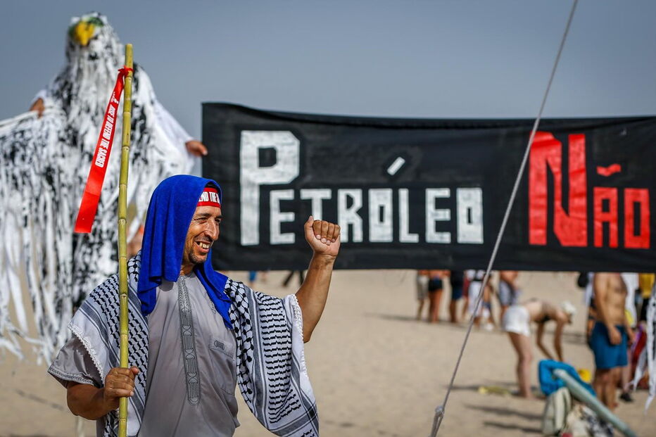Protesto contra exploração de petróleo juntou centenas de pessoas na Margem Sul