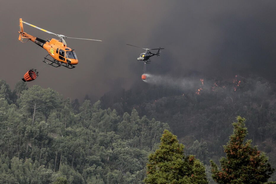 O inferno das chamas de Monchique que chegaram à vila
