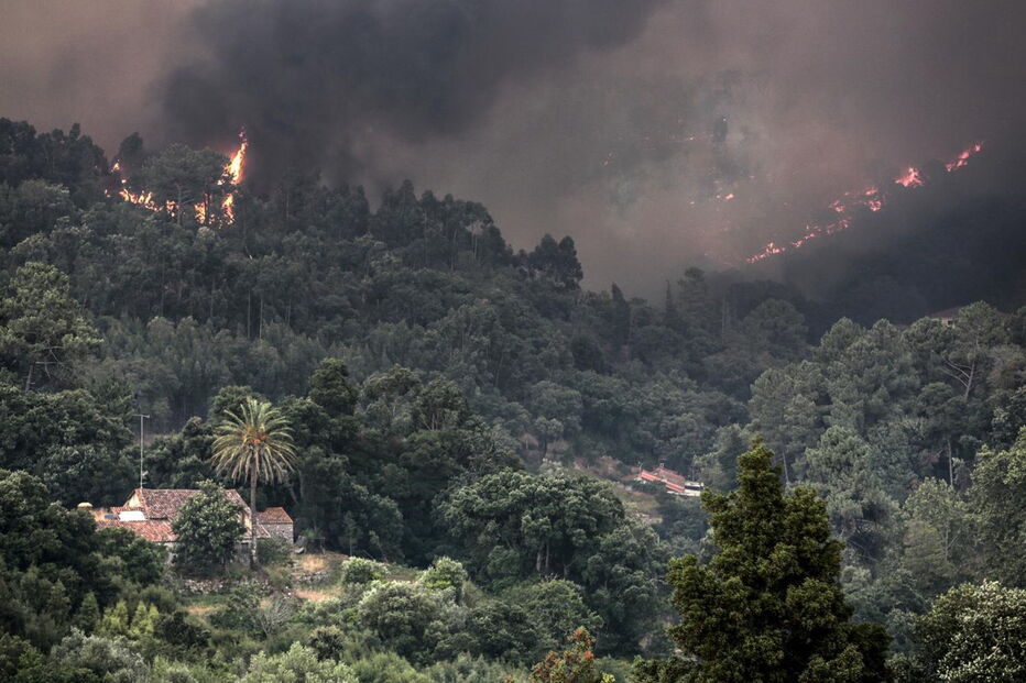 O inferno das chamas de Monchique que chegaram à vila