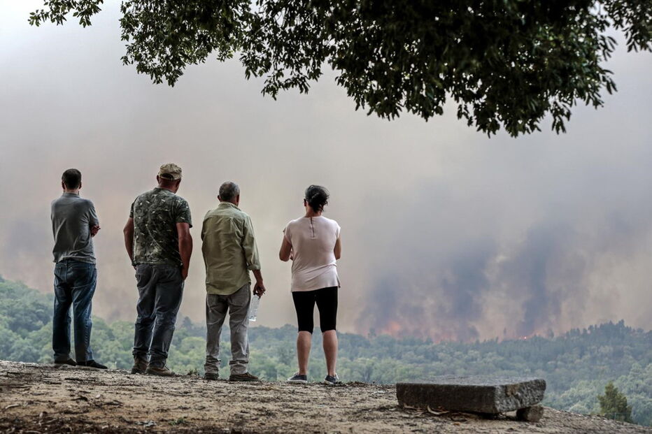 O inferno das chamas de Monchique que chegaram à vila