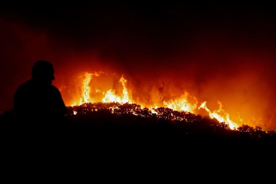 O inferno das chamas de Monchique que chegaram à vila