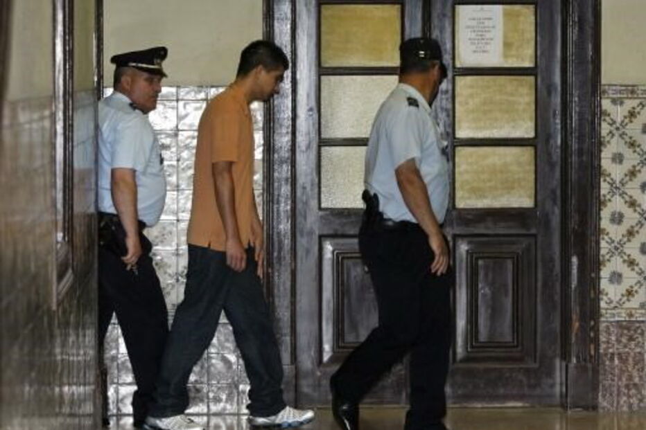 Wellington Nazaré durante o julgamento pelo assalto ao BES de Campolide