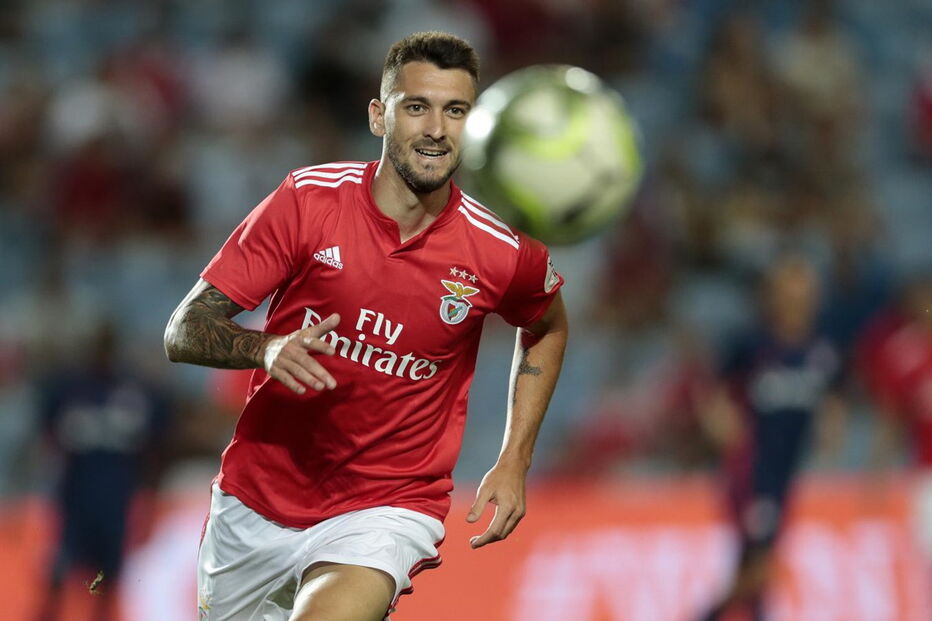 Ferreyra em jogo do Benfica
