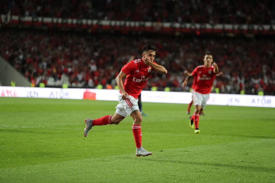 Cervi comemora golo no Benfica Fenerbahçe
